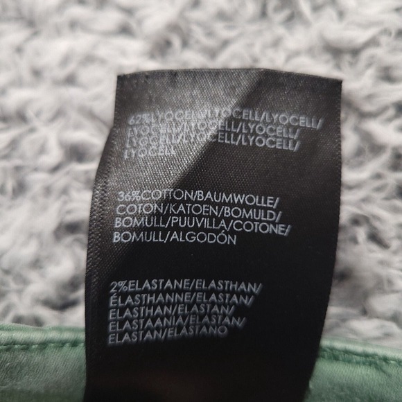 Liverpool Pants Womens 2 Green Stretch Modern Skinny Ankle Preppy Classiccore - Picture 6 of 11